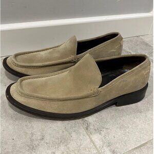 Gucci loafers vintage beige suede shoes
